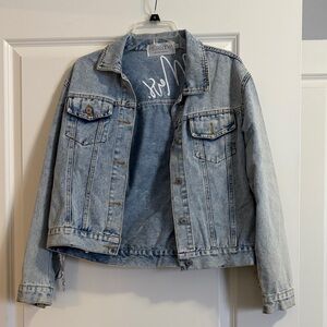 Light Blue Jean Jacket - “Mrs”